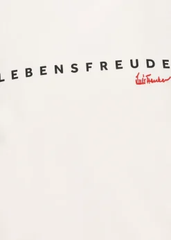 Damen Luis Trenker T-Shirt Mit Schriftzug Lebensfreude
