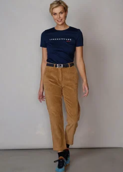 Damen Luis Trenker T-Shirt Mit Schriftzug Lebensfreude