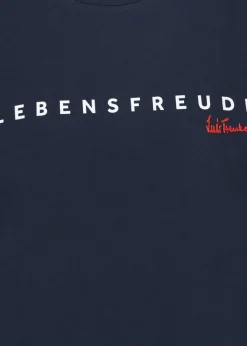 Damen Luis Trenker T-Shirt Mit Schriftzug Lebensfreude