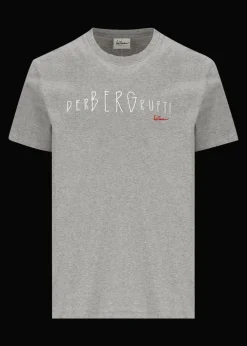 Herren Luis Trenker T-Shirt Mit Slogan Der Berg Ruft