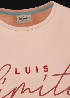 Damen Luis Trenker T-Shirt Mit Slogan Luis Unlimited