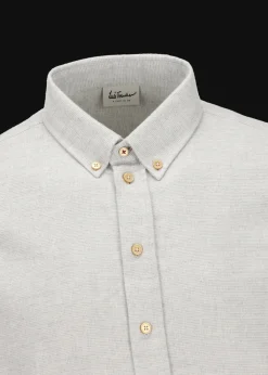 Herren Luis Trenker Twill-Hemd Mit Button-Down-Kragen Lubenzio