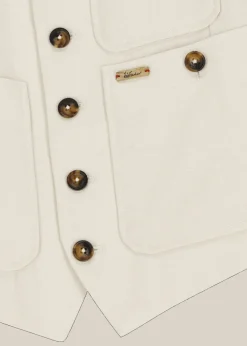 Herren Luis Trenker Twill-Weste Luseba