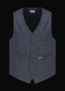 Herren Luis Trenker Twill-Weste Luseba