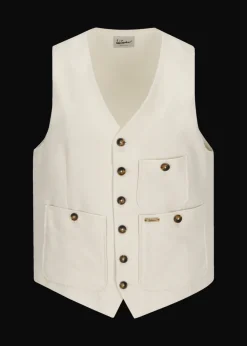 Herren Luis Trenker Twill-Weste Luseba