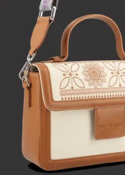 Damen Luis Trenker Umhängetasche Aus Canvas Und Leder Luviola