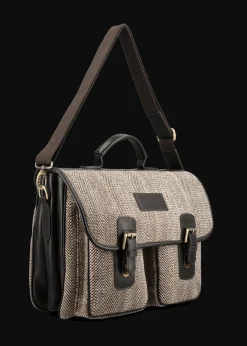 Herren Luis Trenker Umhängetasche Mit Fischgrätmuster Lucurt