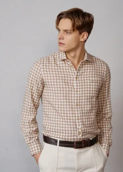 Herren Luis Trenker Vichy-Hemd Luhaimo