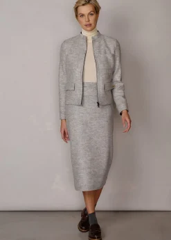 Damen Luis Trenker Walkblazer Mit Reißverschluss Luanita