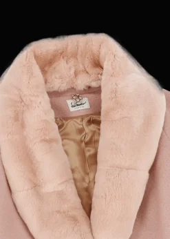 Damen Luis Trenker Walk-Mantel Mit Pelzkragen Lufrida