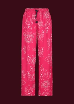 Damen Luis Trenker Weite Hose Mit Bandanaprint Luliana