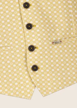 Herren Luis Trenker Weste Aus Baumwolljacquard Lusebastian