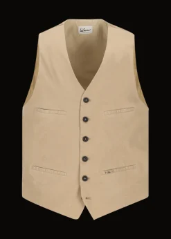 Herren Luis Trenker Weste Aus Baumwollstretch Lusebastian