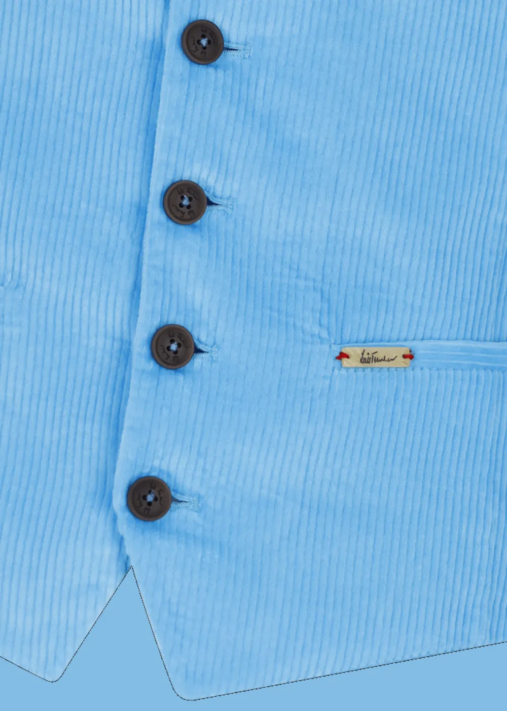 Herren Luis Trenker Weste Aus Feinem Cord Lusebastian