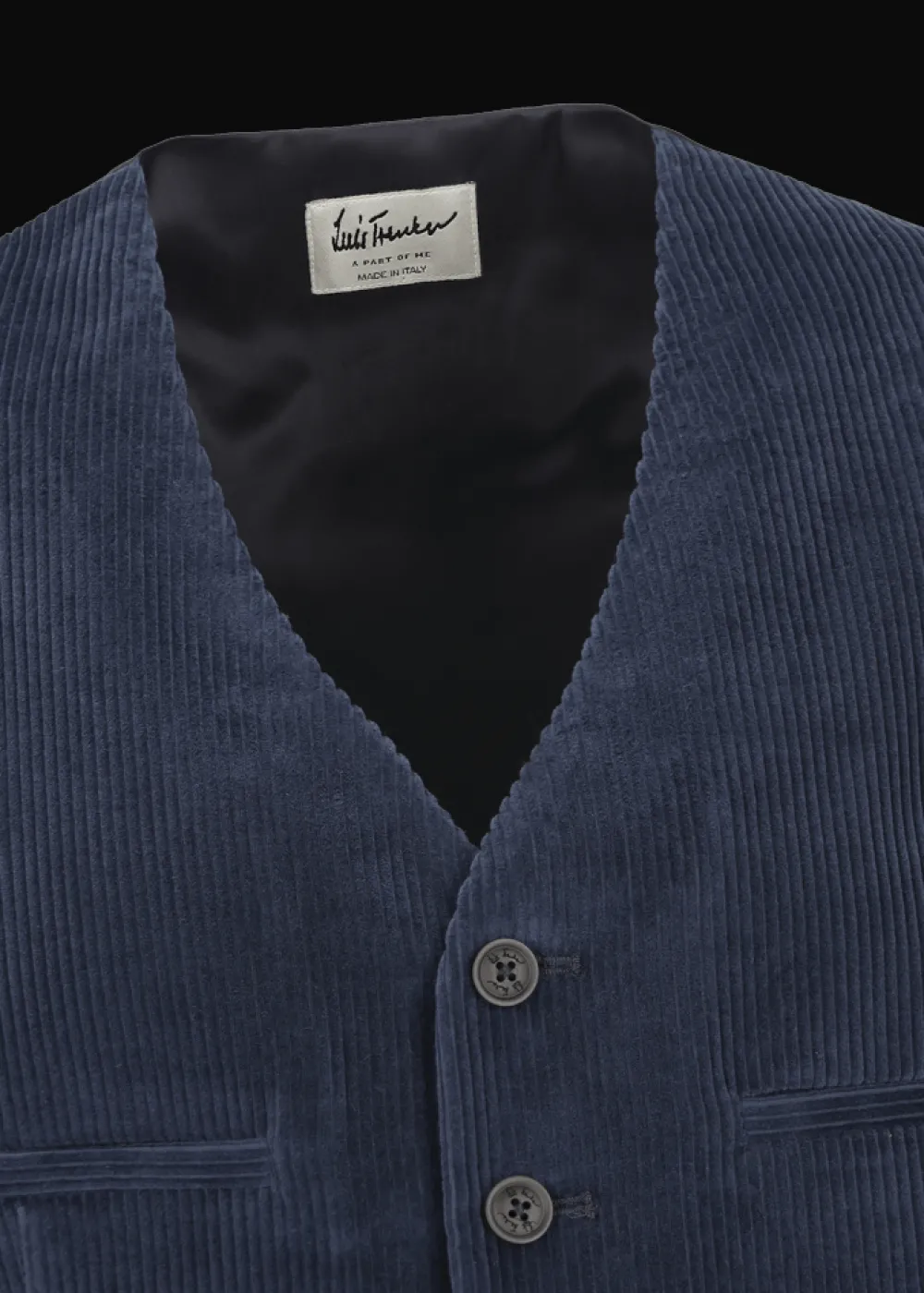 Herren Luis Trenker Weste Aus Feinem Cord Lusebastian