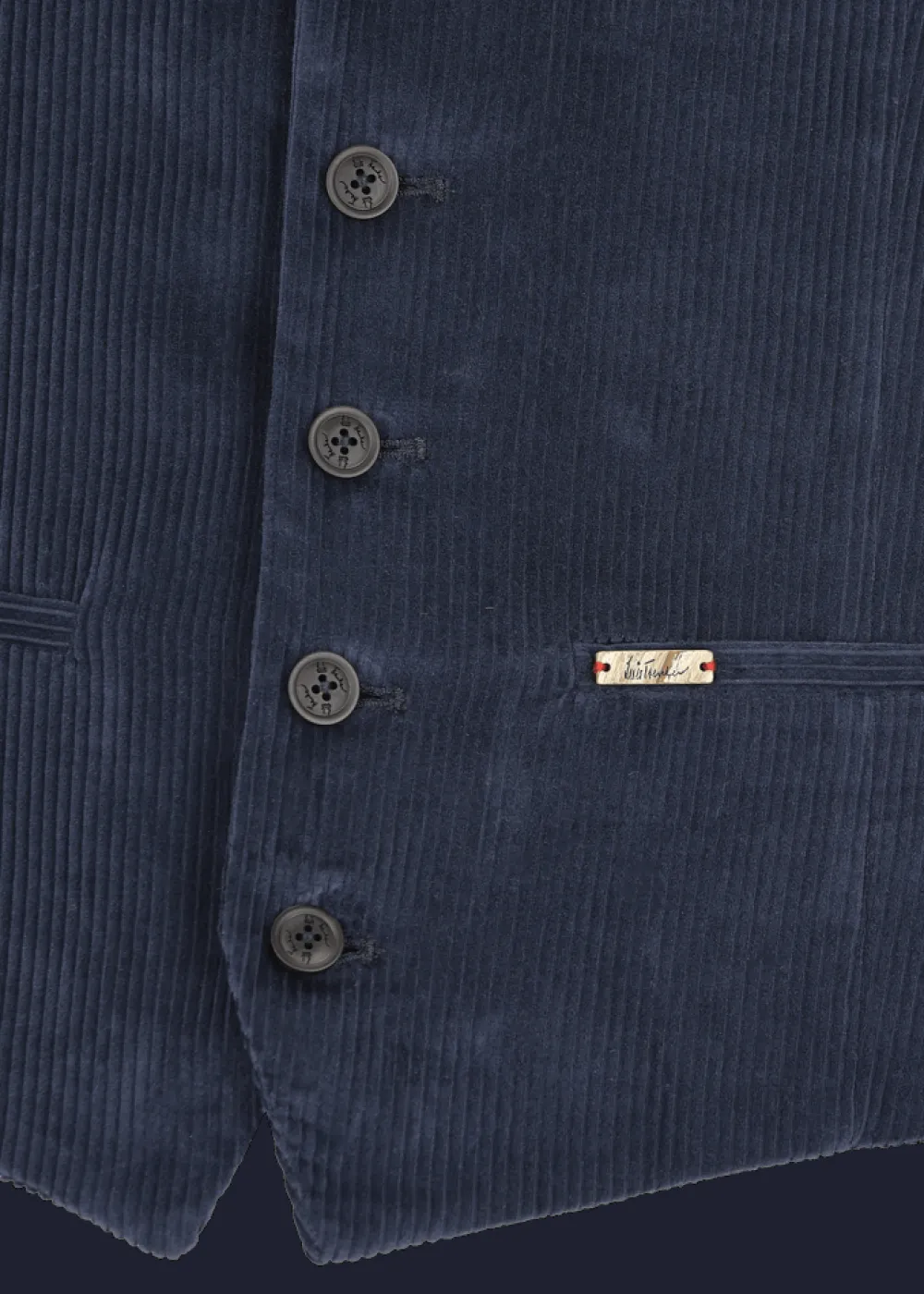 Herren Luis Trenker Weste Aus Feinem Cord Lusebastian