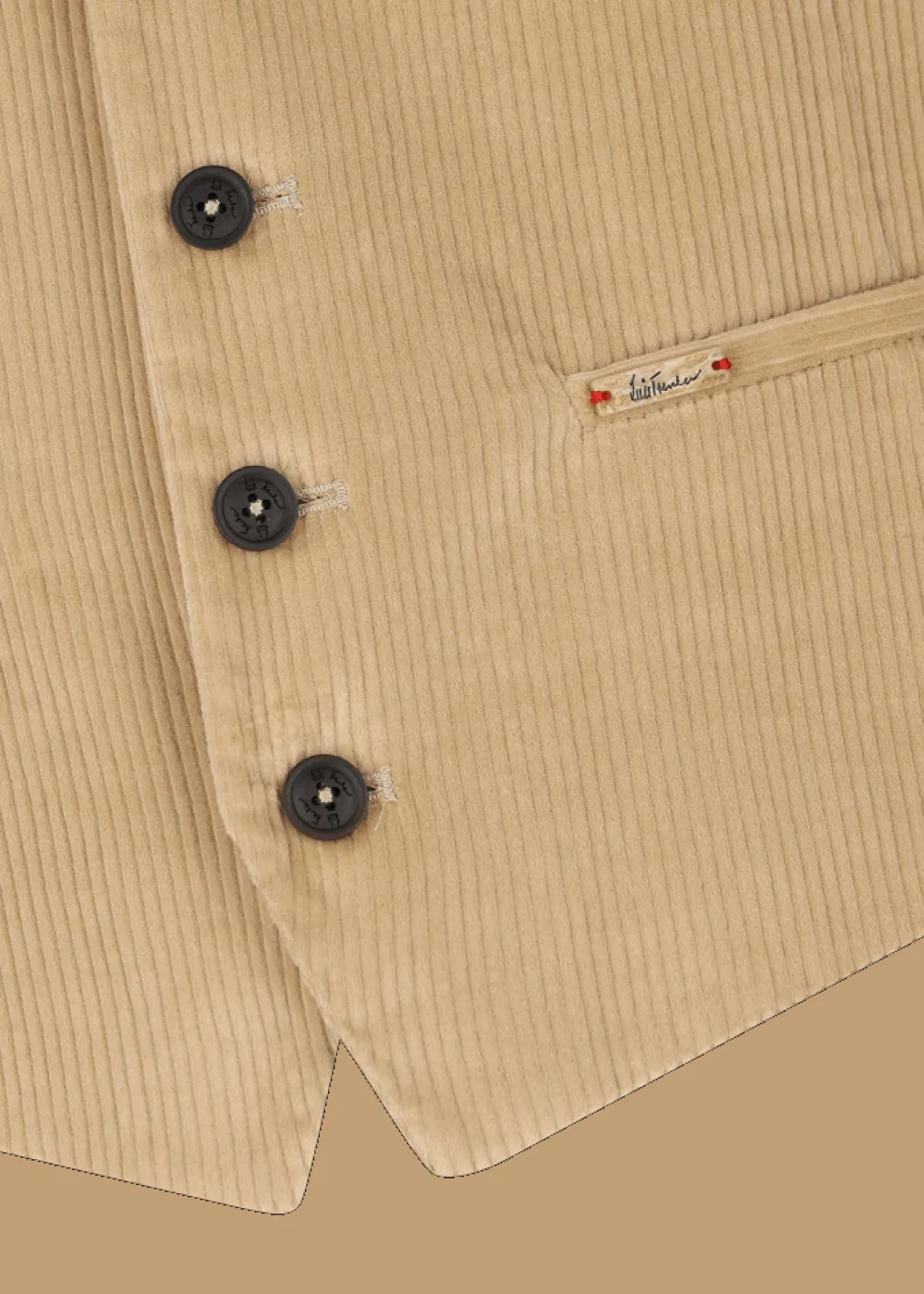 Herren Luis Trenker Weste Aus Feinem Cord Lusebastian