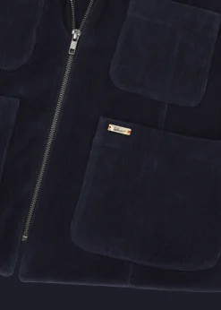 Herren Luis Trenker Weste Aus Jersey-Cord Lusamu