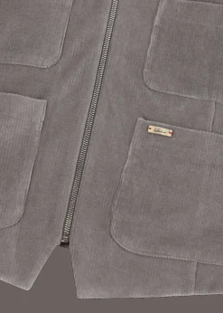 Herren Luis Trenker Weste Aus Jersey-Cord Lusamu