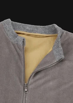 Herren Luis Trenker Weste Aus Jersey-Cord Lusamu