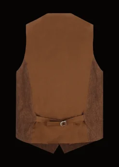 Herren Luis Trenker Weste Aus Reinem Leinen Lusebastian