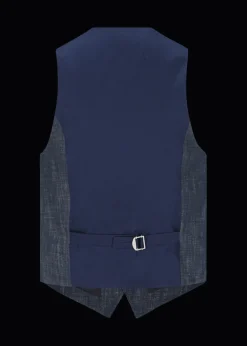 Herren Luis Trenker Weste Im Denim-Look Lusebastian