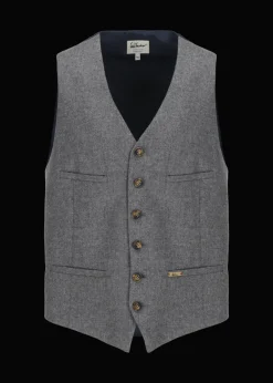 Herren Luis Trenker Weste Im Wollmix Lusebastian