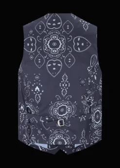 Herren Luis Trenker Weste Mit Bandanaprint Luselim
