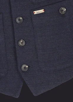 Herren Luis Trenker Weste Mit Fischgrätmuster Luseba