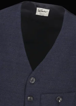 Herren Luis Trenker Weste Mit Fischgrätmuster Luseba