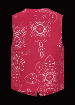 Damen Luis Trenker Weste Mit Fischgrätmuster Luraja