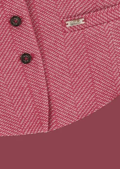 Damen Luis Trenker Weste Mit Fischgrätmuster Luraja