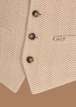 Herren Luis Trenker Weste Mit Fischgrätmuster Lusebastian