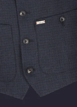 Herren Luis Trenker Weste Mit Hahnentrittmuster Lusven