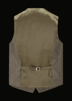 Herren Luis Trenker Weste Mit Hahnentrittmuster Lusven