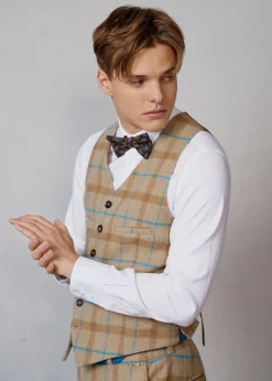 Herren Luis Trenker Weste Mit Karomuster Lusebastian