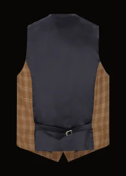 Herren Luis Trenker Weste Mit Karomuster Lusebastian