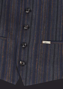 Herren Luis Trenker Weste Mit Streifenmuster Lusebastian