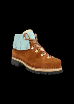 Damen Luis Trenker Wildleder-Schnürschuh Lupaolina