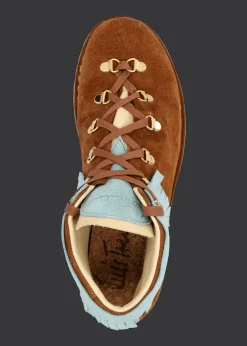 Damen Luis Trenker Wildleder-Schnürschuh Lupaolina