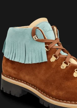 Damen Luis Trenker Wildleder-Schnürschuh Lupaolina