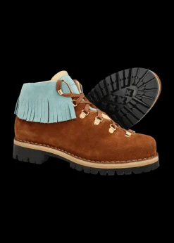 Damen Luis Trenker Wildleder-Schnürschuh Lupaolina