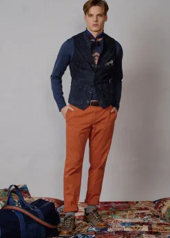 Herren Luis Trenker Wildleder-Weste Lusamoele