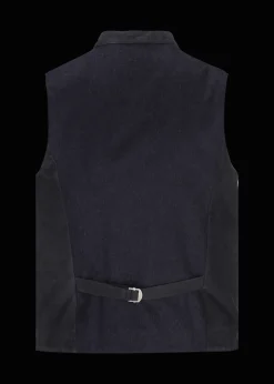 Herren Luis Trenker Wildleder-Weste Lusamoele