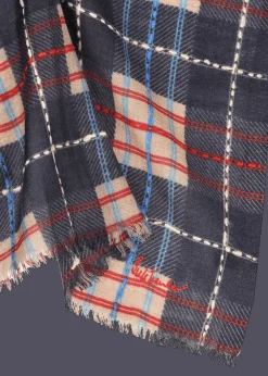 Damen/Herren Luis Trenker Wollschal Mit Karomuster Luarch