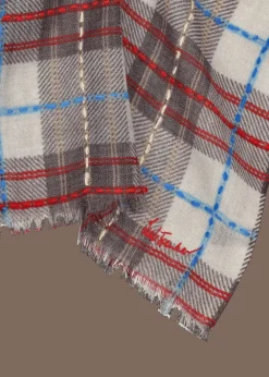 Damen/Herren Luis Trenker Wollschal Mit Karomuster Luarch