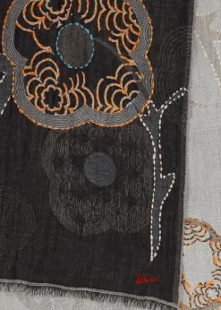 Damen/Herren Luis Trenker Wollschal Mit Stickerei Luaria