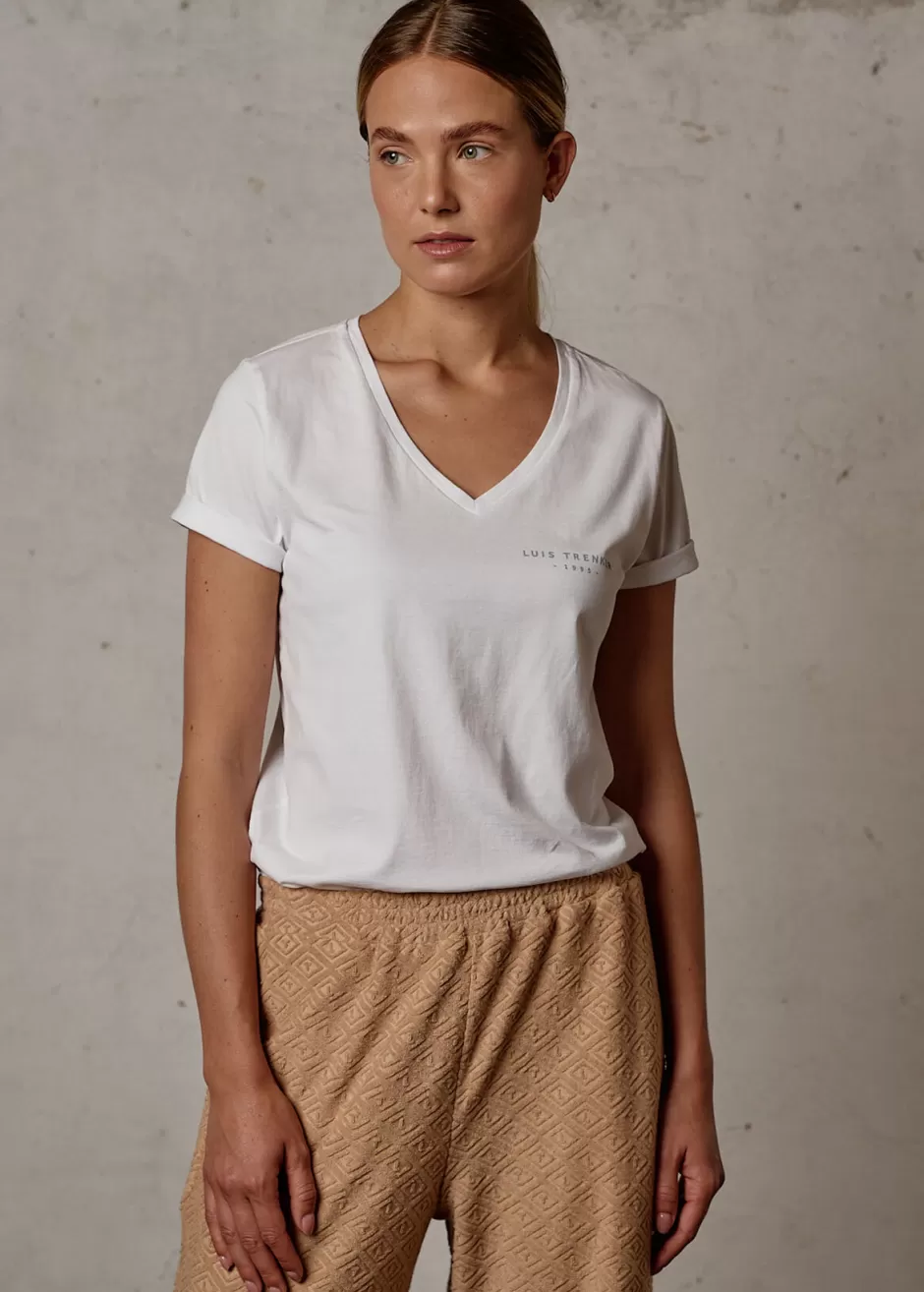 Basic T-Shirt Aus Baumwolle Lucarla>Luis Trenker Shop