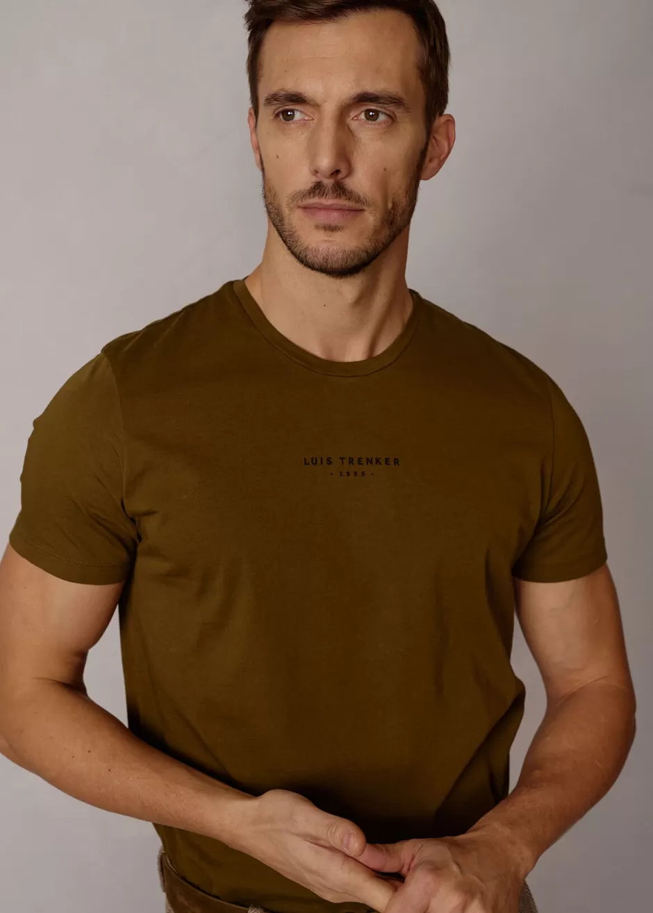 Basic T-Shirt Aus Baumwolle Lucarlo>Luis Trenker Discount