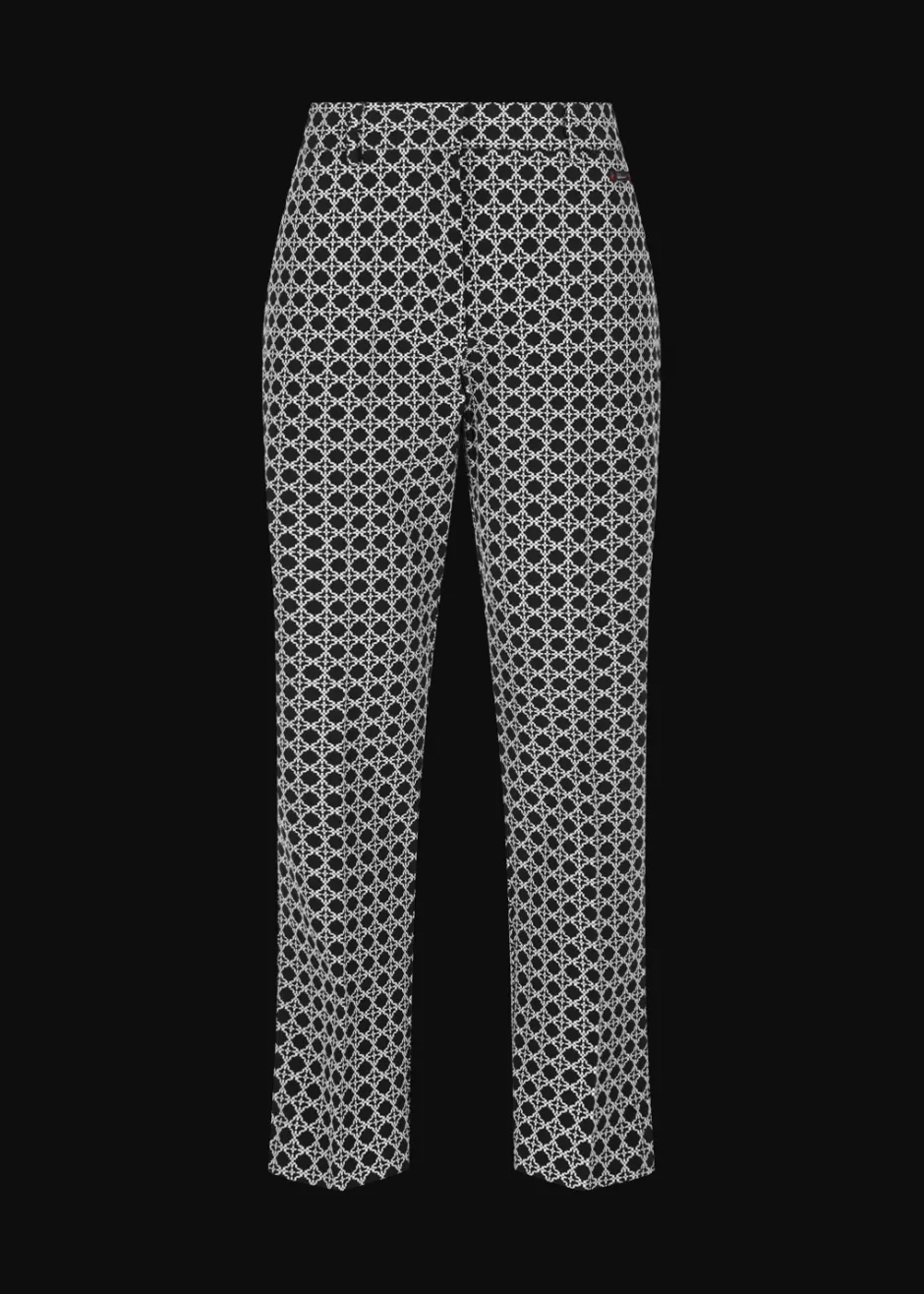 Baumwolljacquard-Hose Im Cigarette Cut Luleonelle>Luis Trenker Cheap